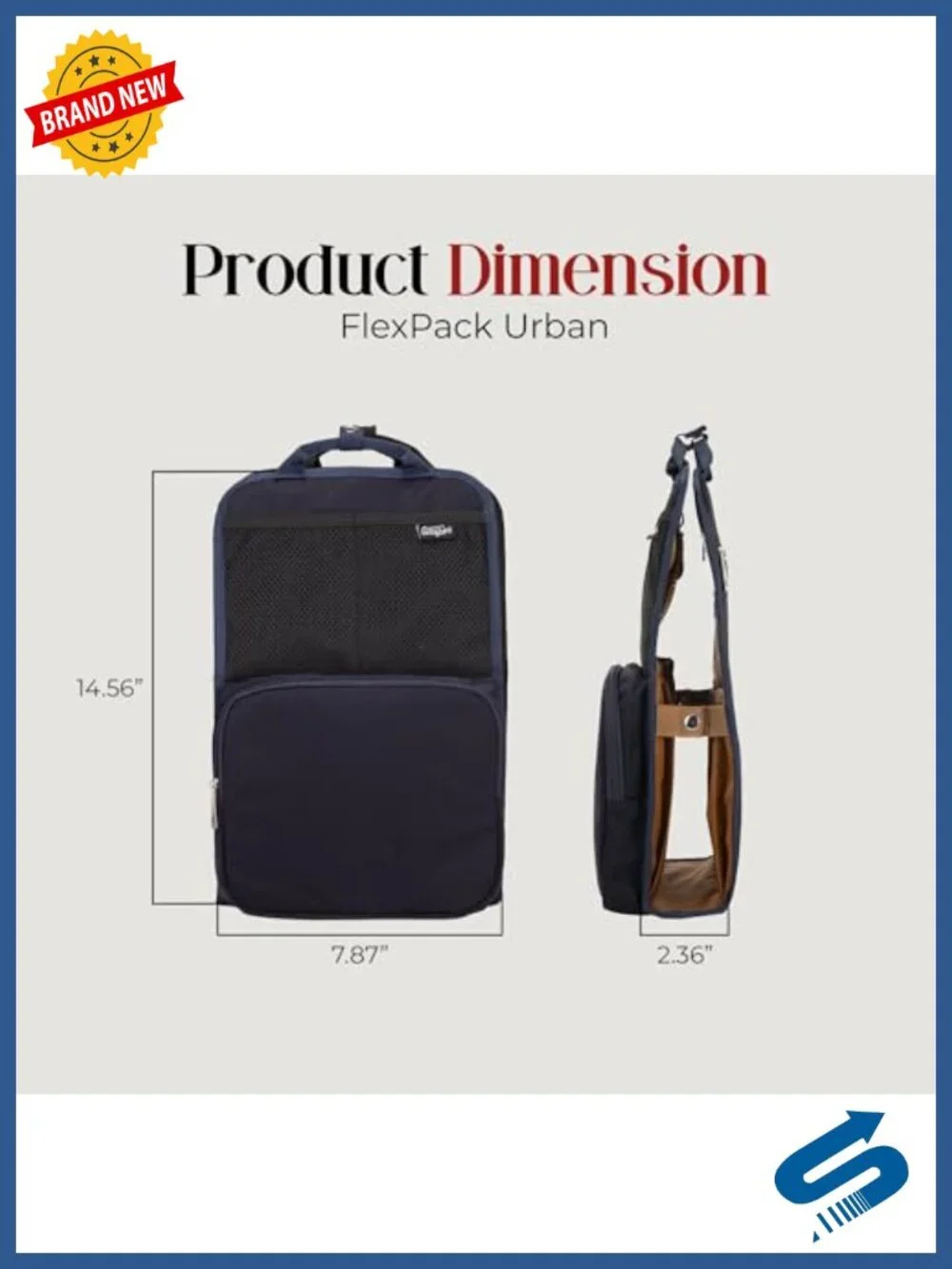 Foldable Vertical Backpack Organizer Insert with 12 Pockets, Waterproof &